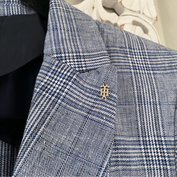 Tommy Hilfiger Women's Plaid Blazer Sz 12 Preppy Heritage Academia Coastal prep - Picture 8 of 11
